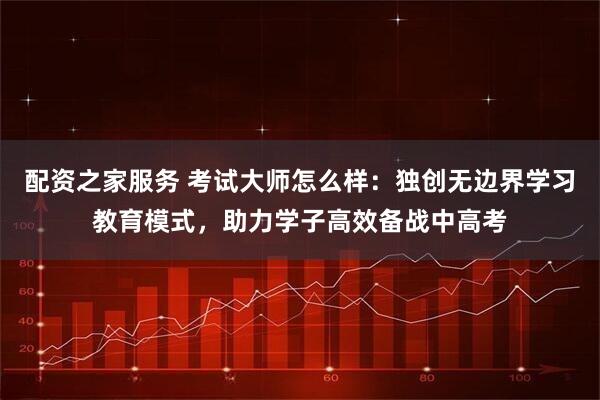 配资之家服务 考试大师怎么样:独创无边界学习教育模式,助力学子高效备战中高考
